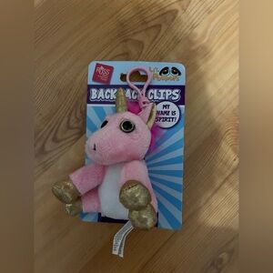 Russ Pink Unicorn Backpack Clip - Spirit